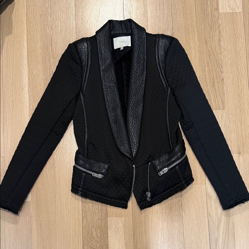 Women's IRO Jacket knit blazer size 38